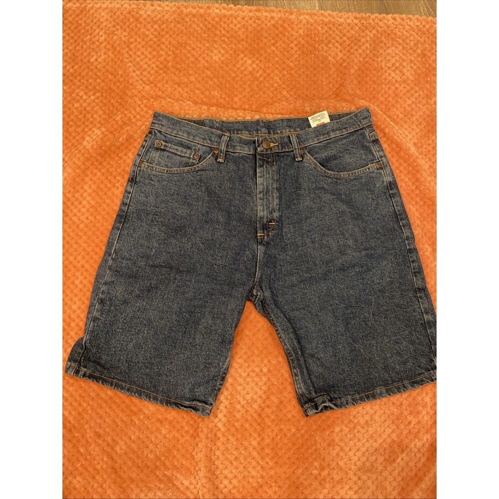 Wrangler Shorts‎ 34 Jorts Relaxed Fit Jean Dad Y2K Blue